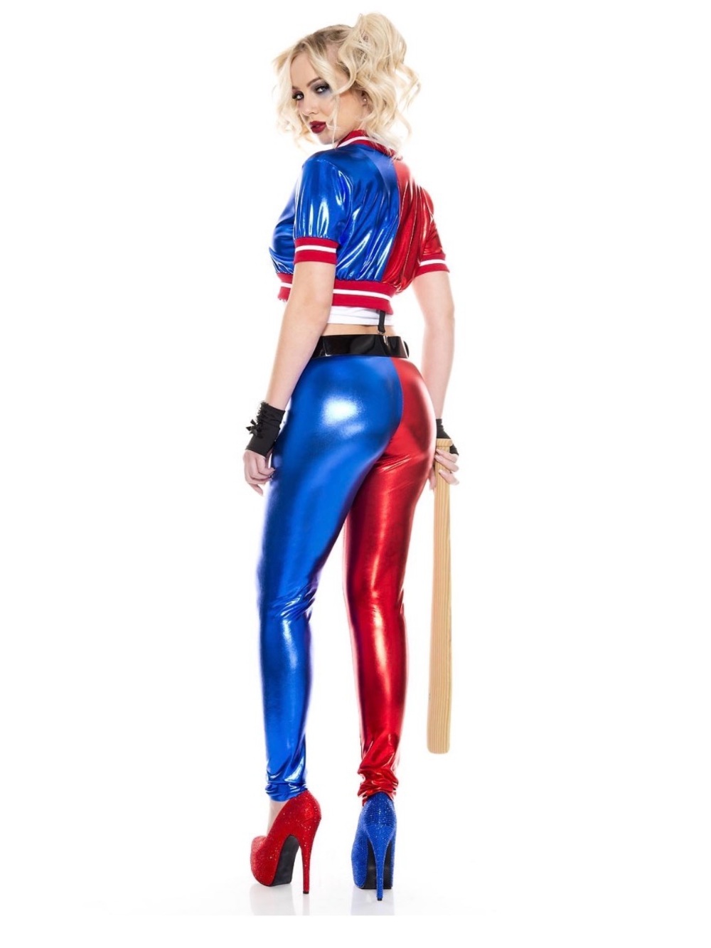 Sexy Costume “Daddy’s Lil Disaster” (7 piece. set) Leggings & Cropped Coat (S) - Picture 5 of 5
